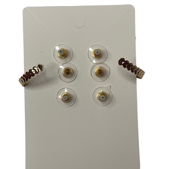 Gold hoop set - Picture 3 of 3